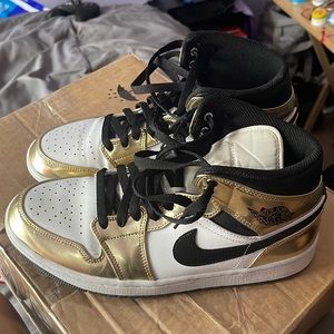 A1 gold Jordan’s
